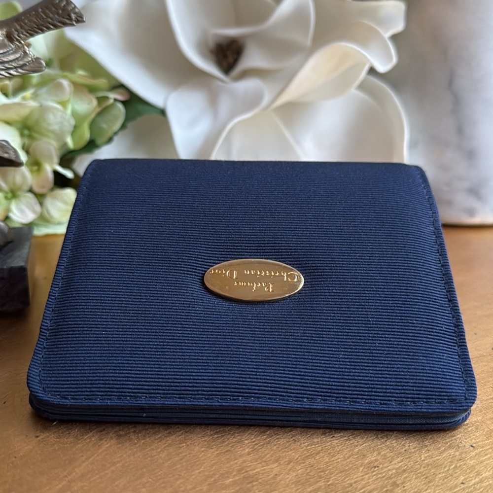 NWOT! Christian Dior Parfums Trousse de Toilette Clutch Bag in Navy - Picture 7 of 11